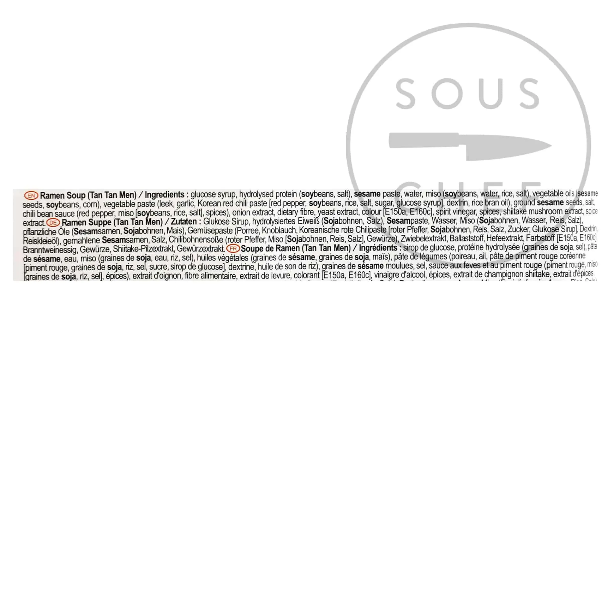 Nihon Shokken Ramen Soup - Tan Tan Men, 2kg Outlet