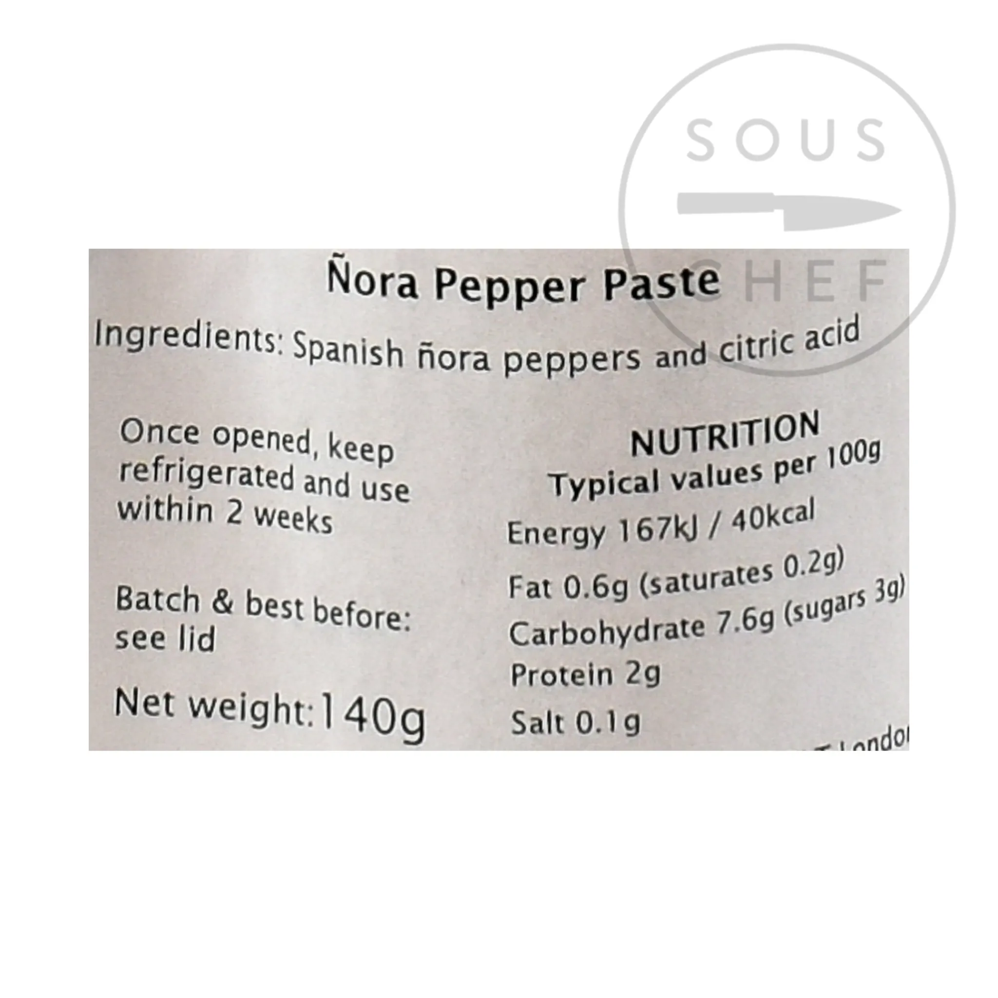 El Sol Nora Pepper Paste, 140g Outlet