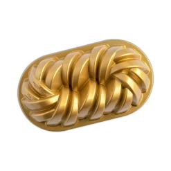 NordicWare Gold Braided Loaf Pan Hot