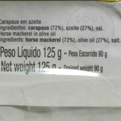 Nuri Horse Mackerel in Olive Oil, 125g