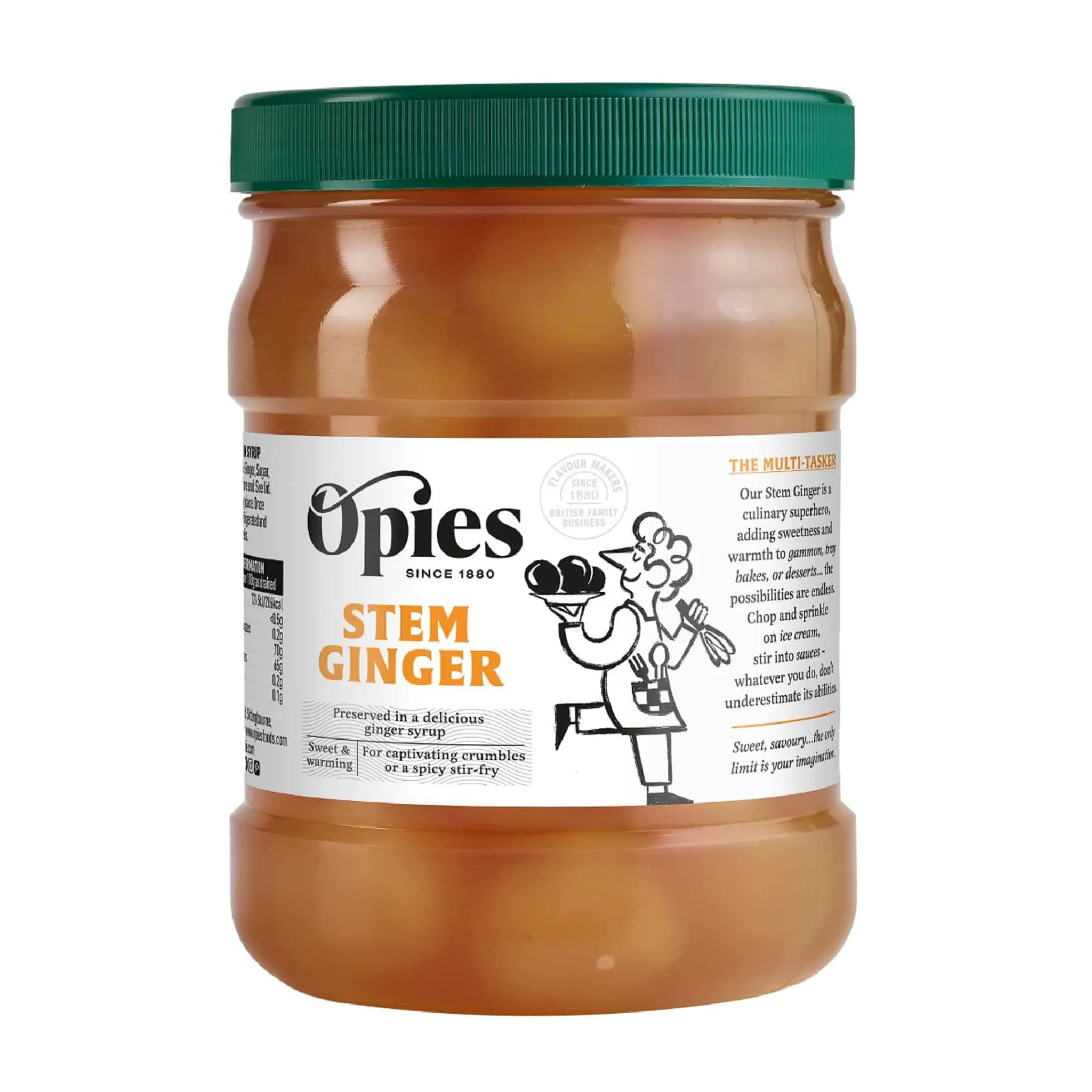 Opies Stem Ginger in Syrup, 1.35kg Online