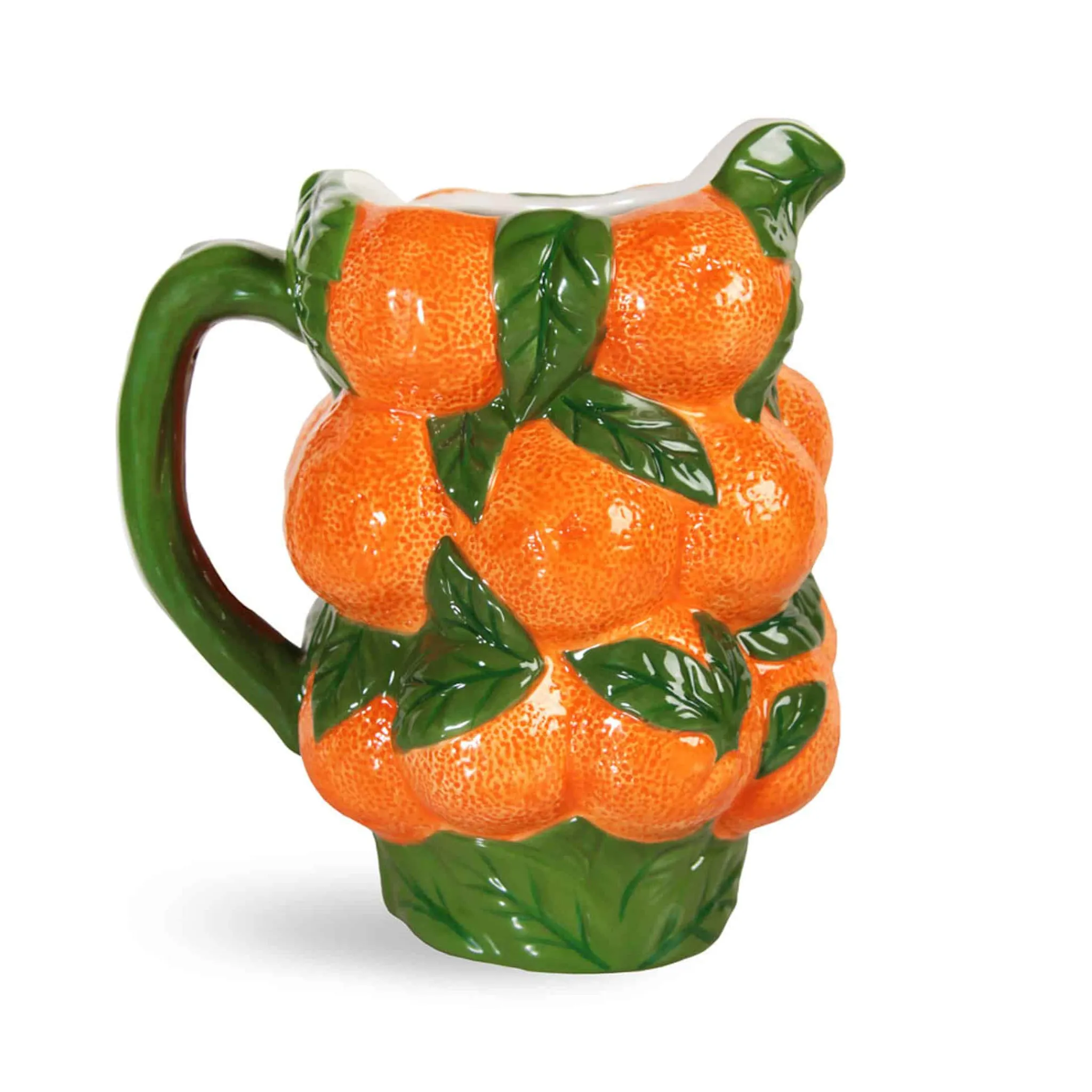 &Klevering Orange Ceramic Jug, 1.5 litres Hot