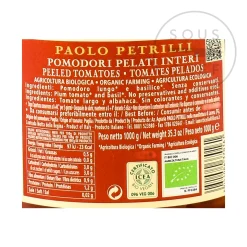 Paolo Petrilli Organic Peeled Tomatoes, 1062ml Discount