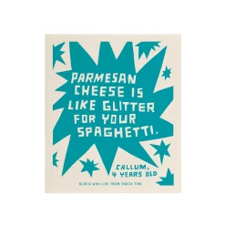 Blue Q Parmesan Is Glitter Swedish Compostable Dishcloth Best