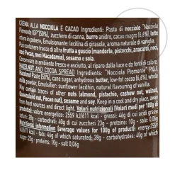 Pariani Piemonte Hazelnut Gianduja Spread, 200g Outlet