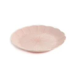 Kiji Stoneware & Ceramics Pink Scalloped Japanese Small Plate, 16cm Discount