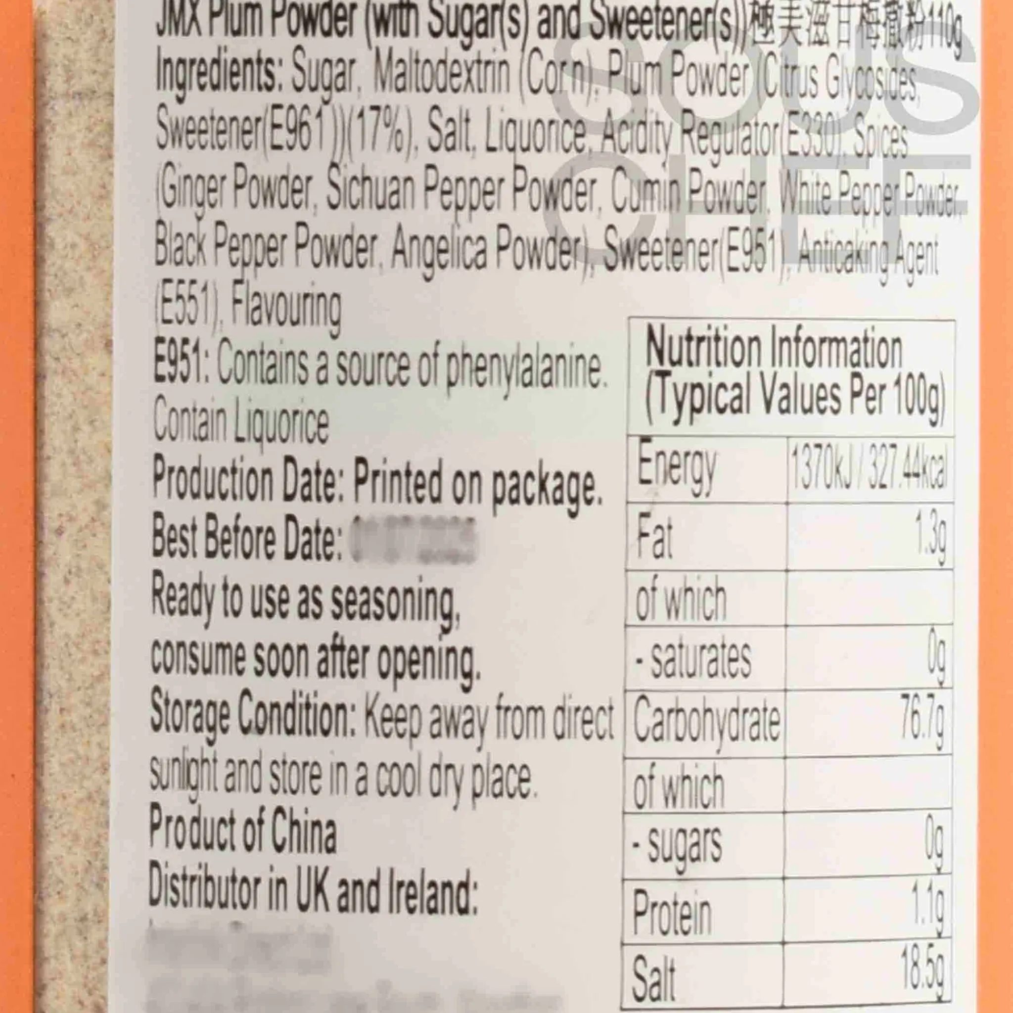 Jumex Plum Powder, 110g Outlet