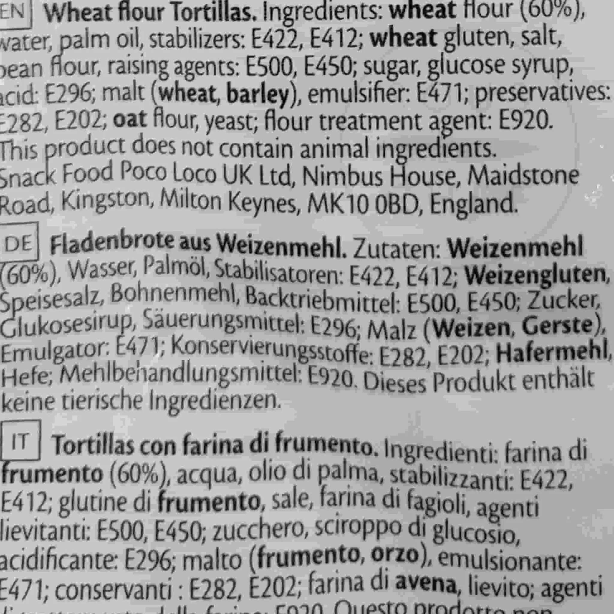 Mex Grocer Poco Loco Flour Tortillas, 10" Hot