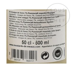 Pommery Sherry Vinegar, 500ml Hot