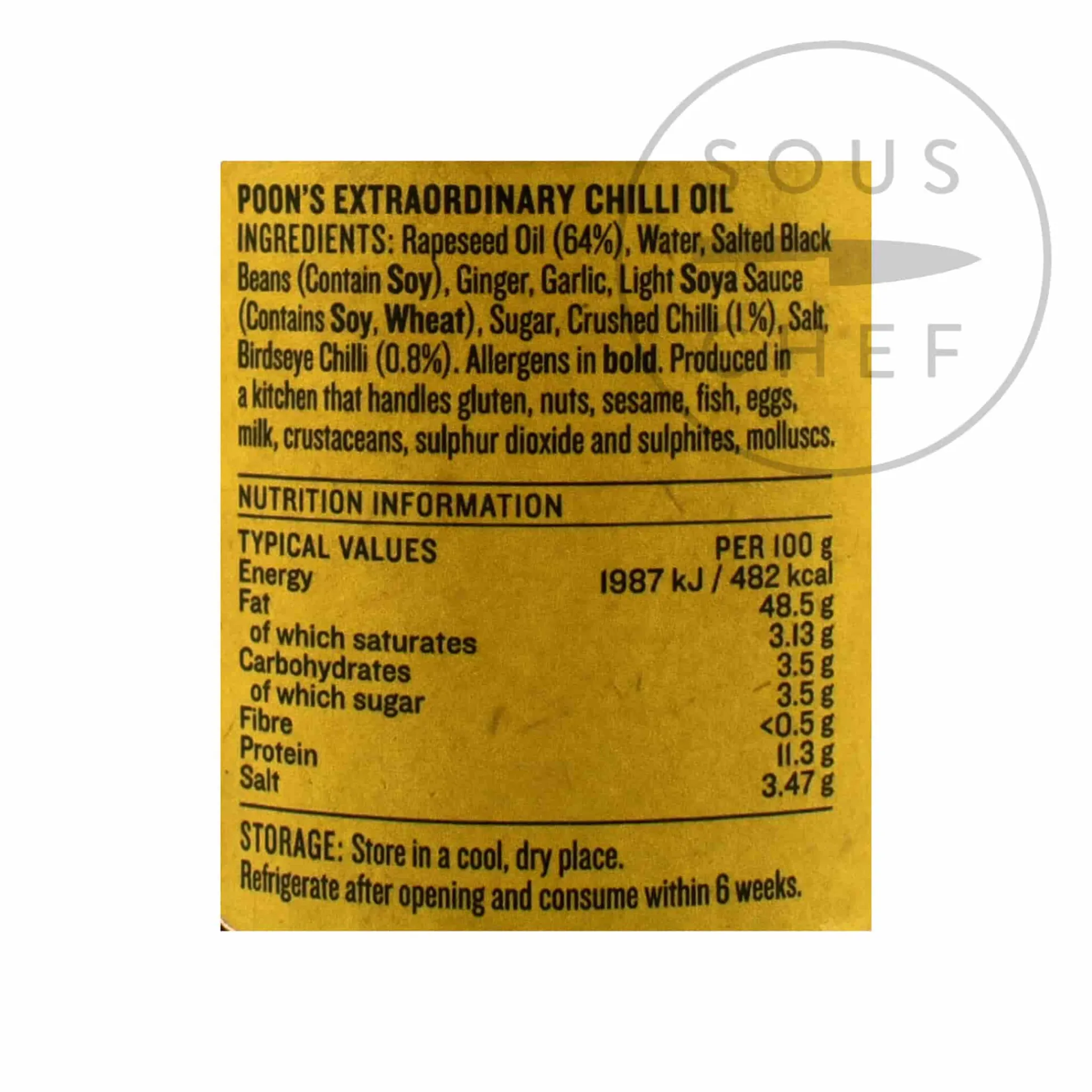 Poon's Extraordinary Chilli Oil, 125g Best
