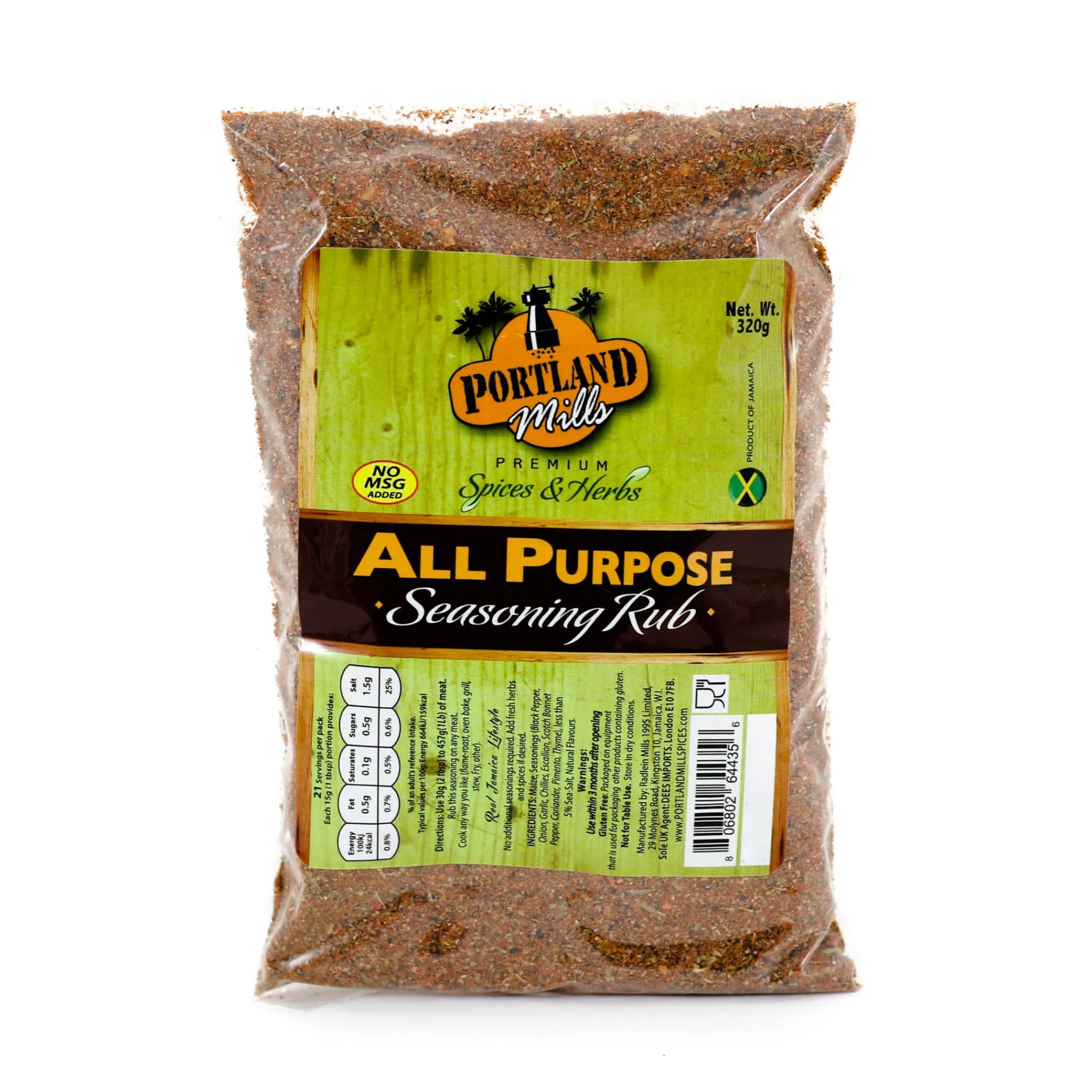 Radlein Mills Portland Jamaican All Purpose Seasoning, 250g Online