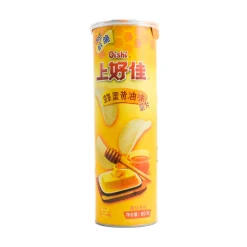 Oishi Potato Honey & Butter Chips in Tin, 85g