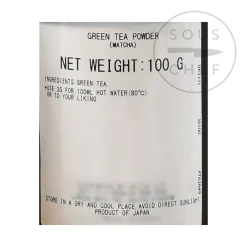 Japanese Ingredients Premium Matcha Green Tea Powder, 100g Clearance