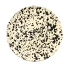 Puglia Handmade Puglia Black Splatter Dinner Plate, 27cm Clearance