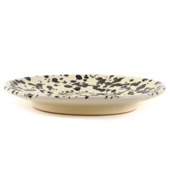 Puglia Handmade Puglia Black Splatter Side Plate, 19cm Online