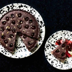 Puglia Handmade Puglia Black Splatter Side Plate, 19cm Online