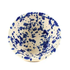 Puglia Handmade Puglia Blue Splatter Bowl, 12cm Outlet