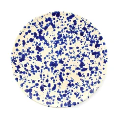 Puglia Handmade Puglia Blue Splatter Dinner Plate, 27cm Best