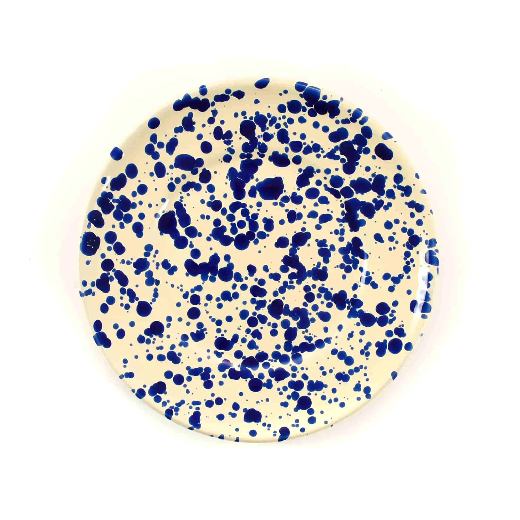 Puglia Handmade Puglia Blue Splatter Side Plate, 19cm Sale