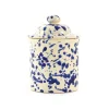 Puglia Handmade Puglia Blue Splatter Storage Jar, 15cm Sale