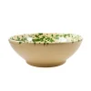 Puglia Handmade Puglia Green Splatter Large Salad Bowl, 28cm Discount