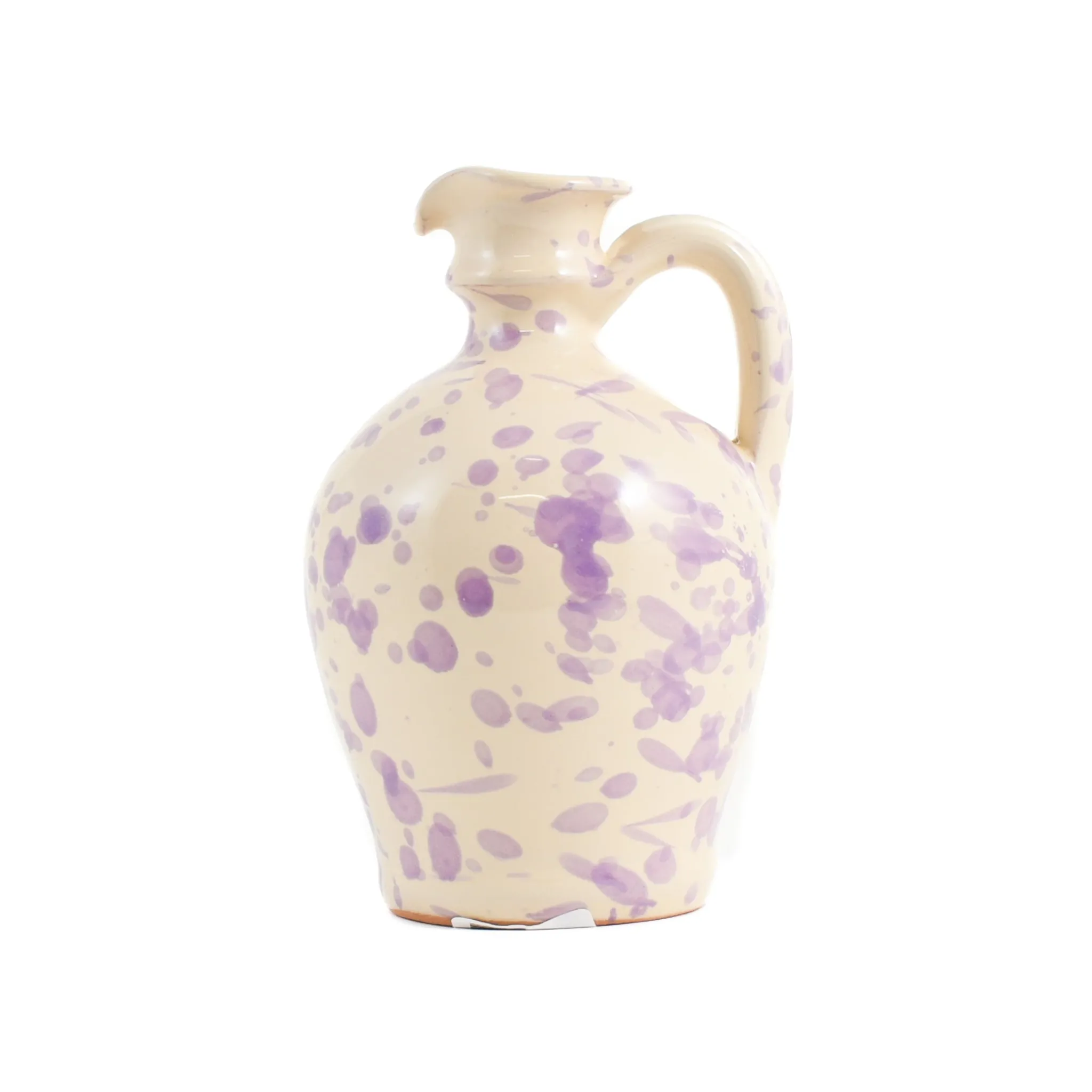 Puglia Handmade Puglia Lilac Splatter Oil Bottle, 250ml Best