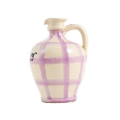 Puglia Handmade Puglia Lilac Stripe Oil Bottle, 250ml Outlet