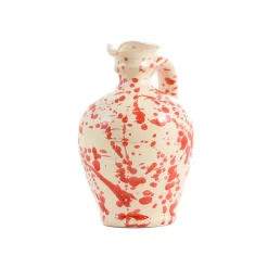Puglia Handmade Puglia Red Splatter Oil Bottle, 250ml Clearance