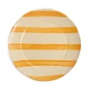 Puglia Handmade Puglia Yellow Stripe Dinner Plate, 27cm Outlet