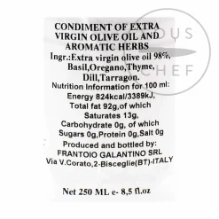 Galantino Puglian Olive Oil with Mixed Herbs in Terracotta Bottle, 250ml Online