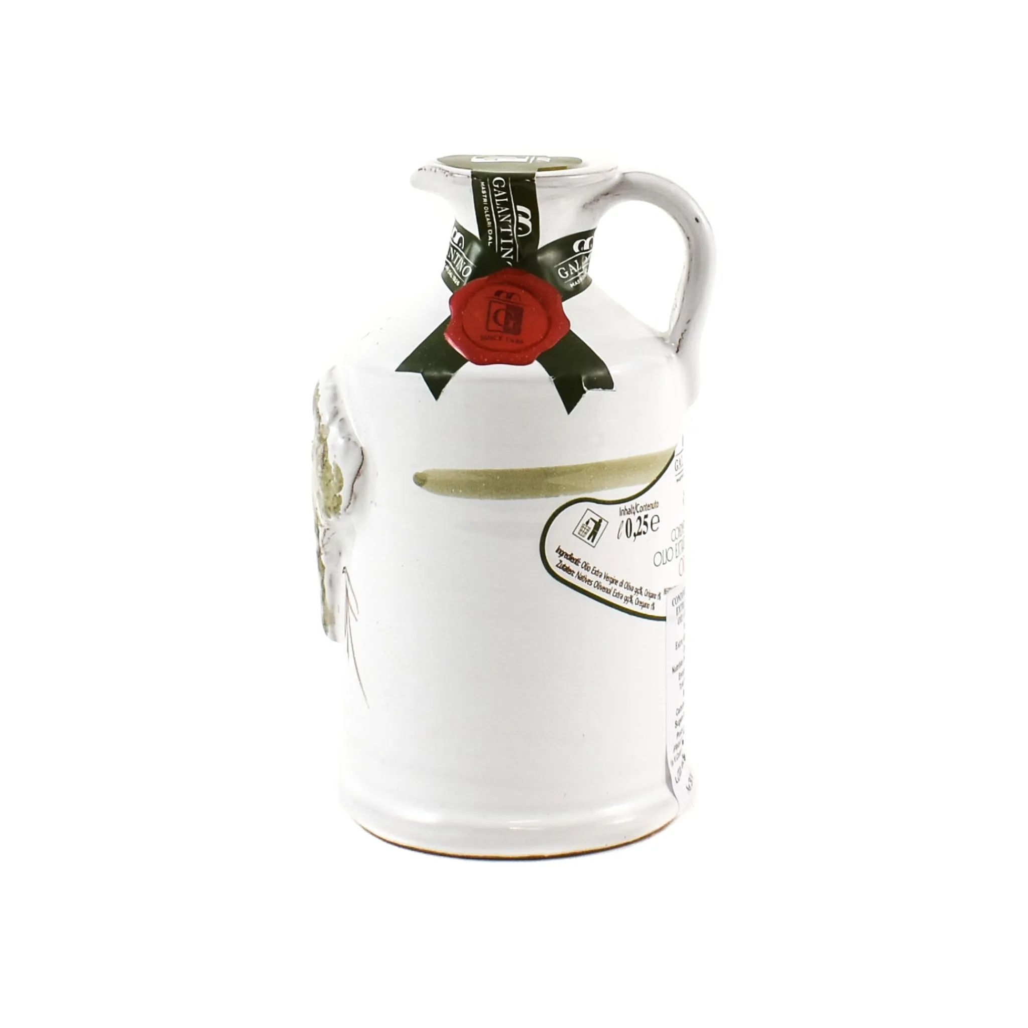 Galantino Puglian Olive Oil with Oregano in Terracotta Bottle, 250ml Discount