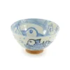 Kiji Stoneware & Ceramics Rice Bowl With Blue Fish, 12cm Outlet