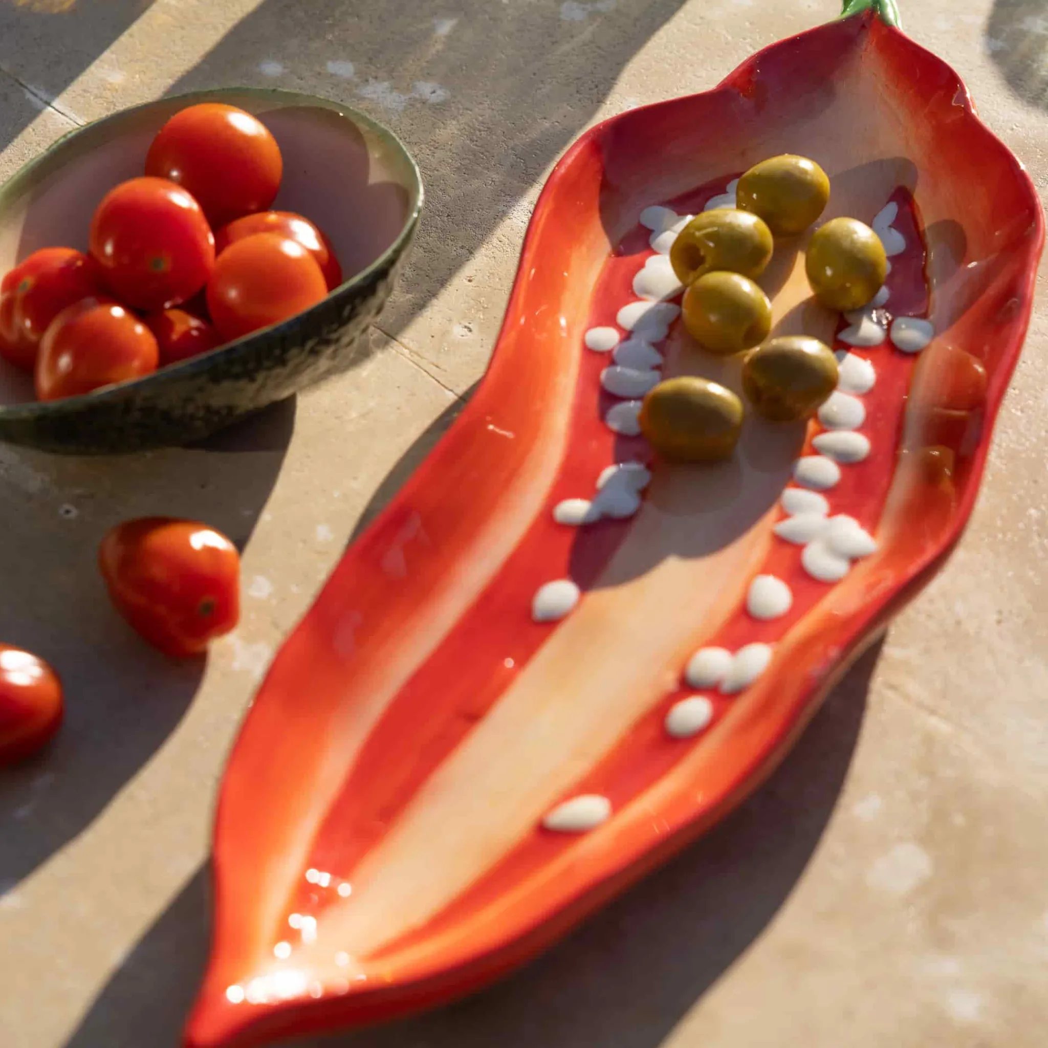 Rockett St George Chilli Pepper Serving Platter, 34cm Clearance