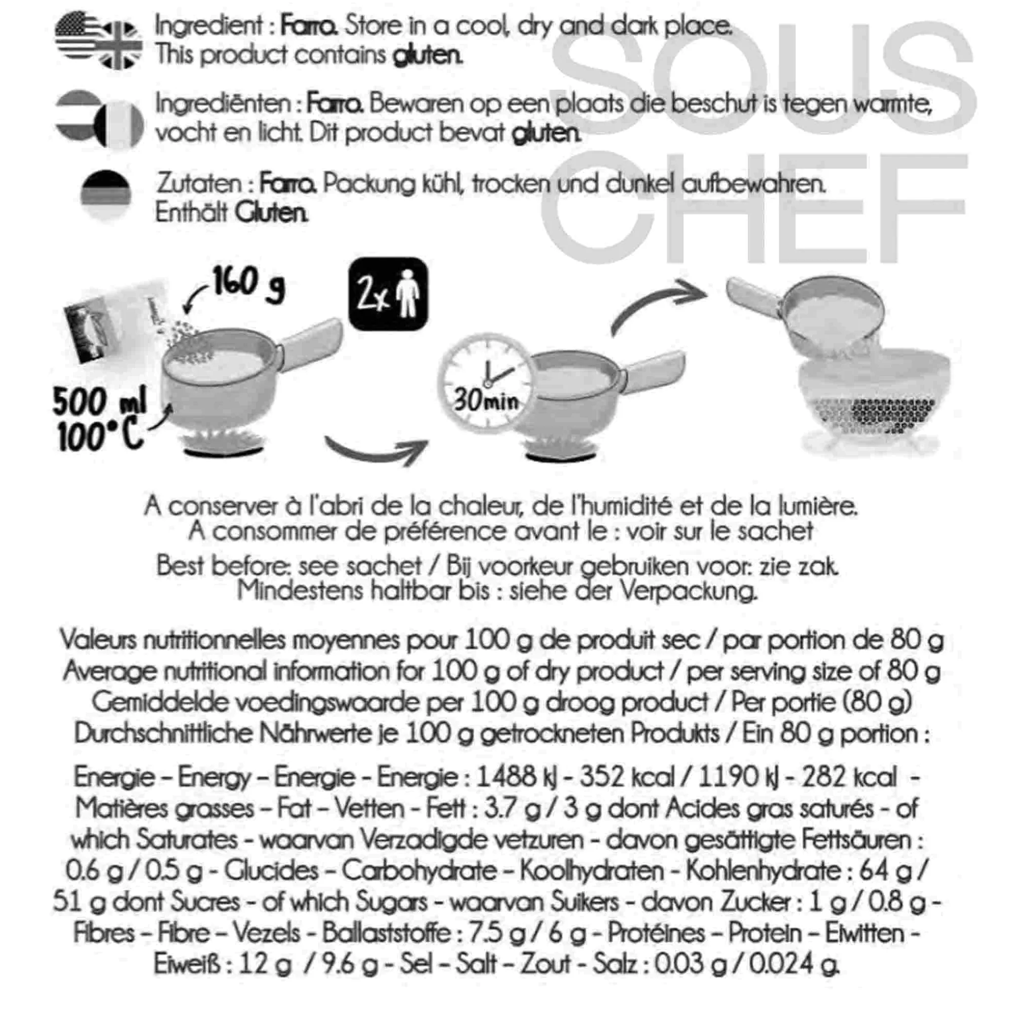 Sabarot Farro, 950g Clearance