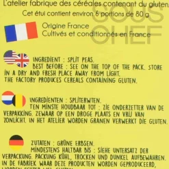 Sabarot Split Peas From France, 500g Online