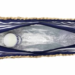 Les Jardin de la Comtesse Sac de Plage Riviera Blue Stripe Picnic Tote, 4 Person Sale