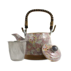 Kiji Stoneware & Ceramics Saku Pink Japanese Teapot Best