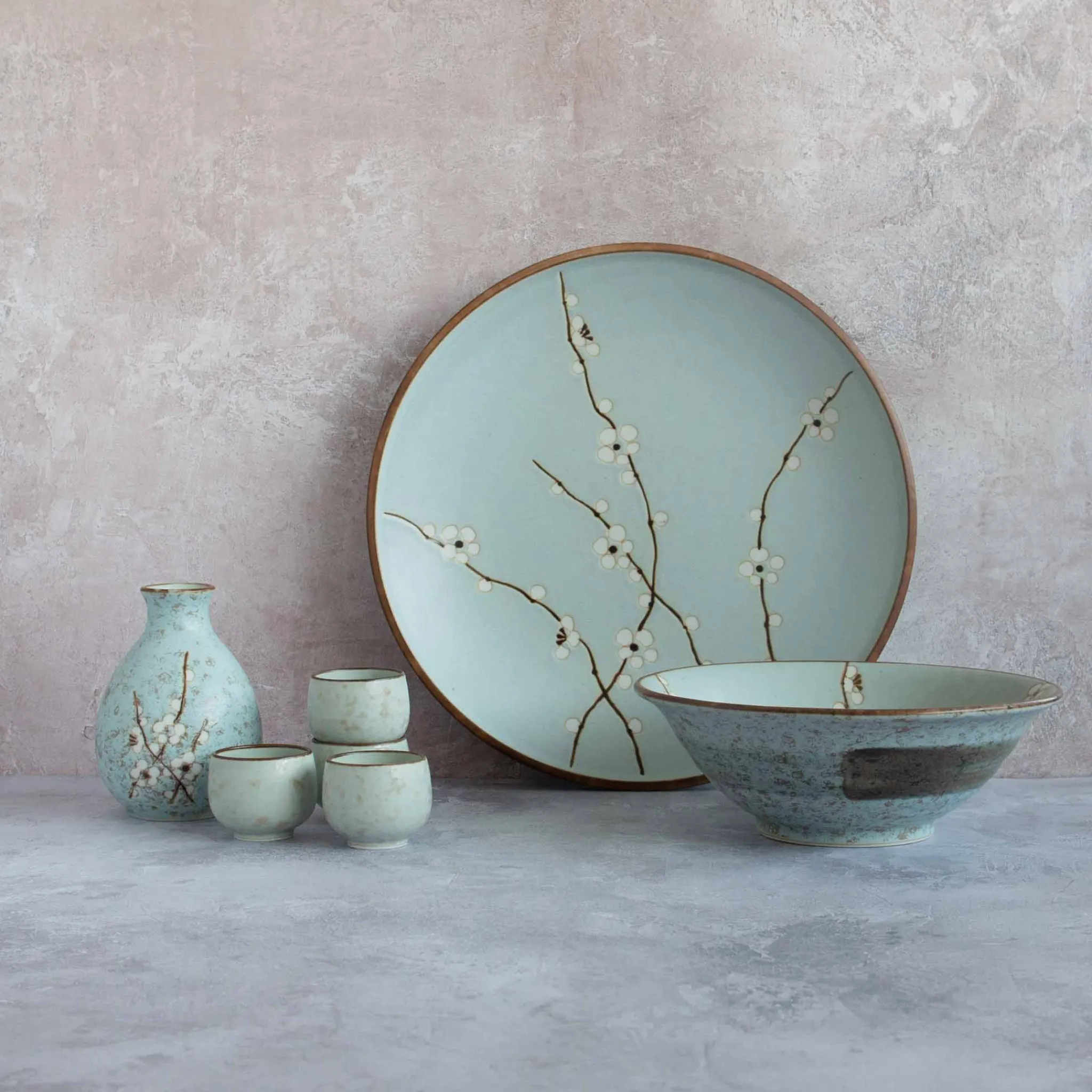 Kiji Stoneware & Ceramics Sakura Blossom Square Plate Online