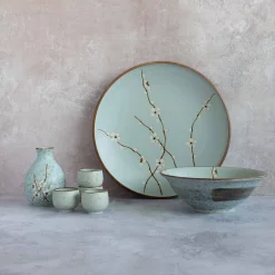 Kiji Stoneware & Ceramics Sakura Serving Platter Clearance