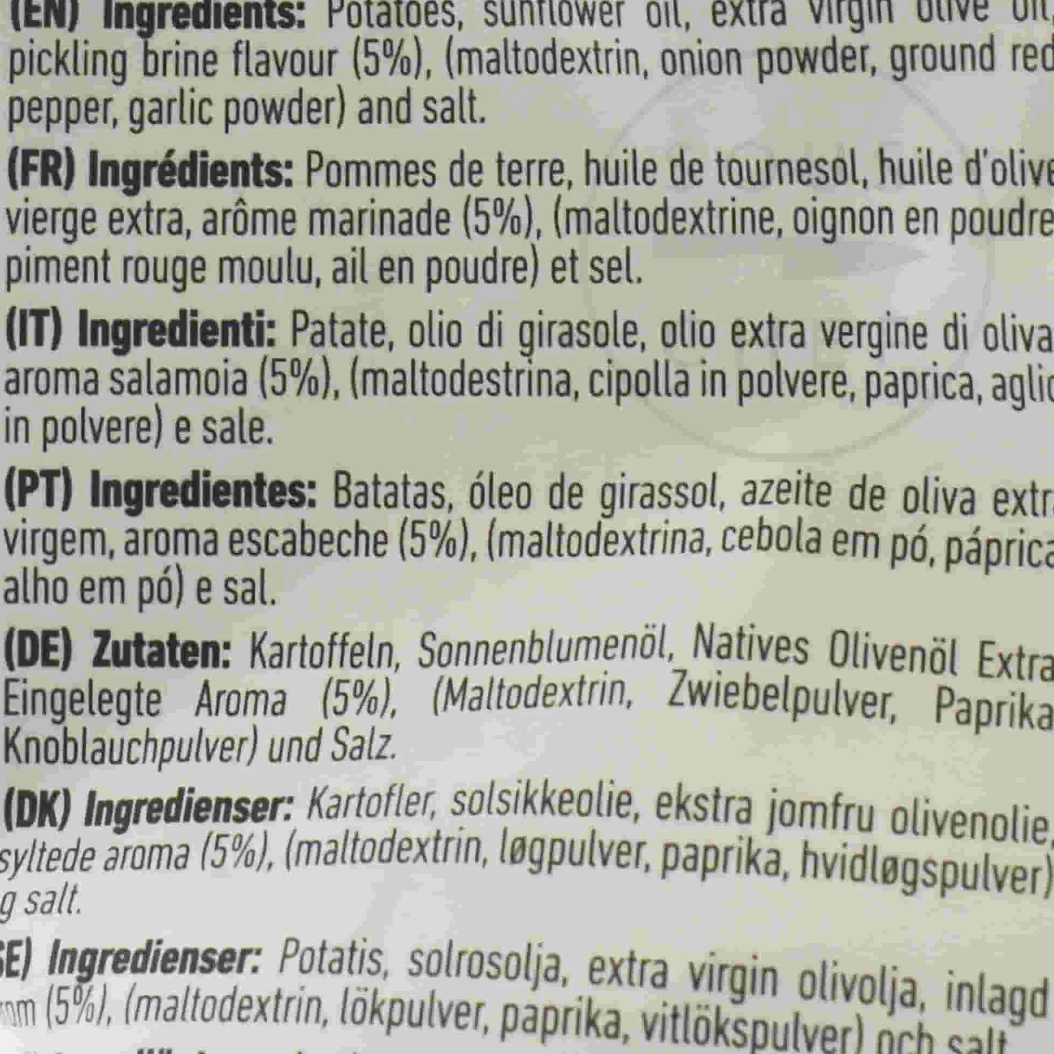 Sarriegui Pickle Crisps, 125g Discount