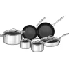 Scanpan HaptIQ 6 Piece Stainless Steel Non-Stick Cookware Set Outlet