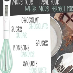 Carambelle Scrap Cooking Handheld Whisk with Built in Thermometer Best