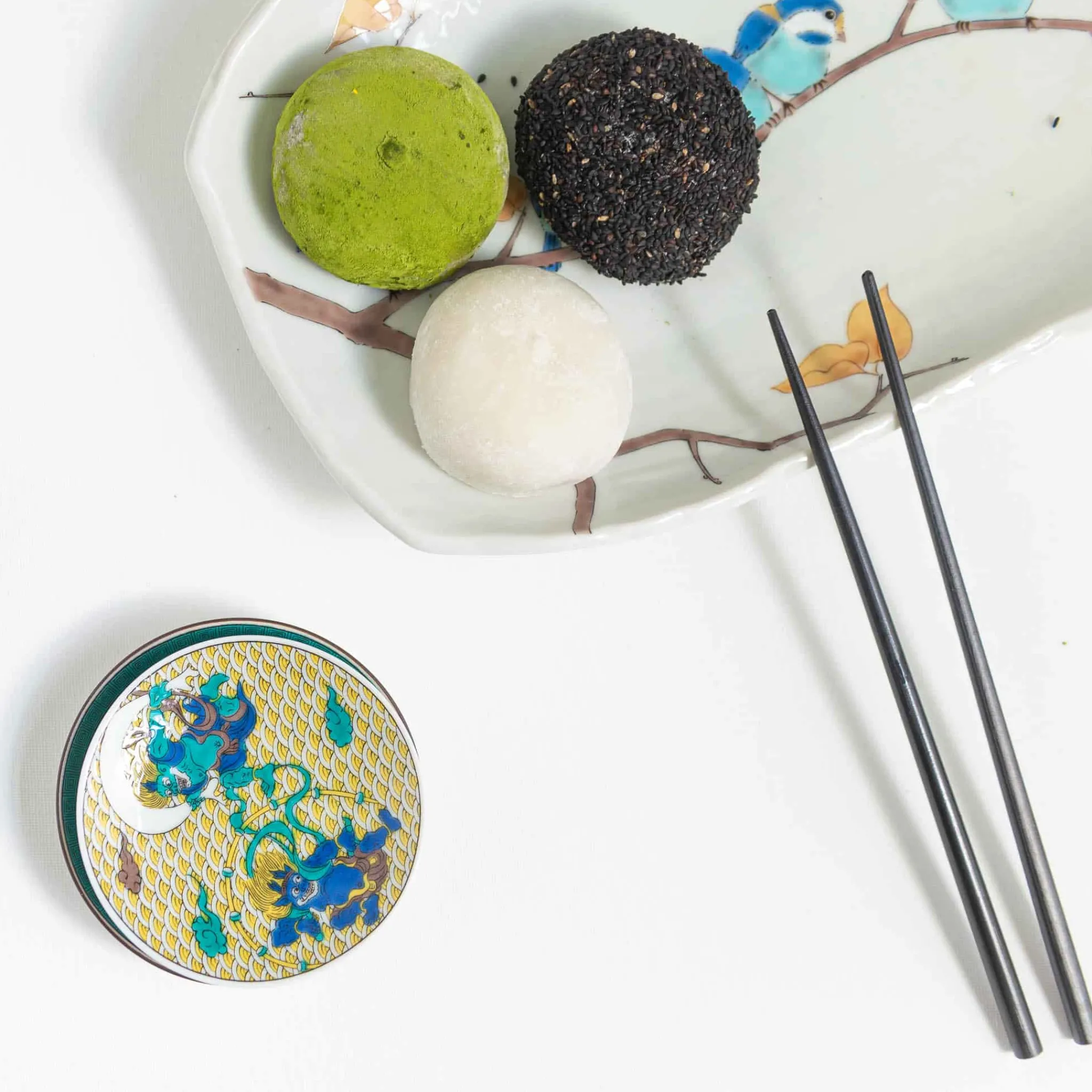 Seikou Porcelain Birds on Branch Rectangular Platter, 32cm Best