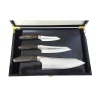Suncraft Seki 3 Layer Knife Trio with Wooden Gift Box New