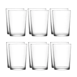 Turkish Tableware Set of 12 Bodega Tall Glasses, 510ml Clearance