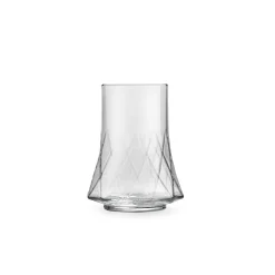 Portugese Tableware Set of 6 Geometric Highball Glasses, 350ml New