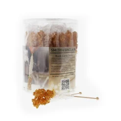 Smith & Sinclair Set of 36 Gold Glitter Rock Candy Sticks New