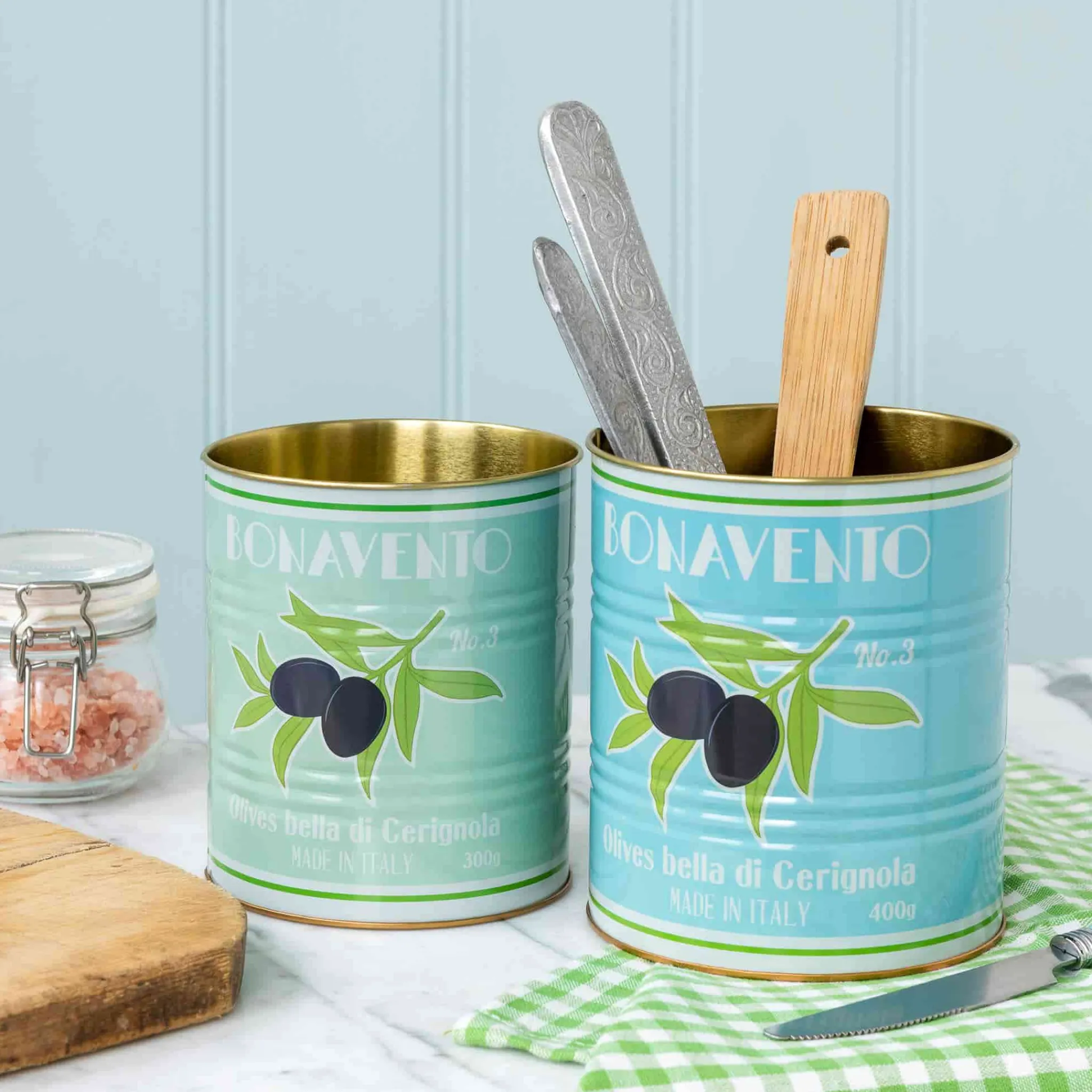 Rex London Set of 2 Olive Utensil Jars Best