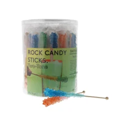 Smith & Sinclair Set of 36 Two-Tone Rock Candy Sticks