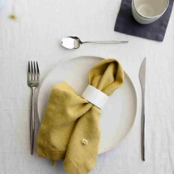 Linen Tales Set of 2 Yellow Linen Napkins Sale